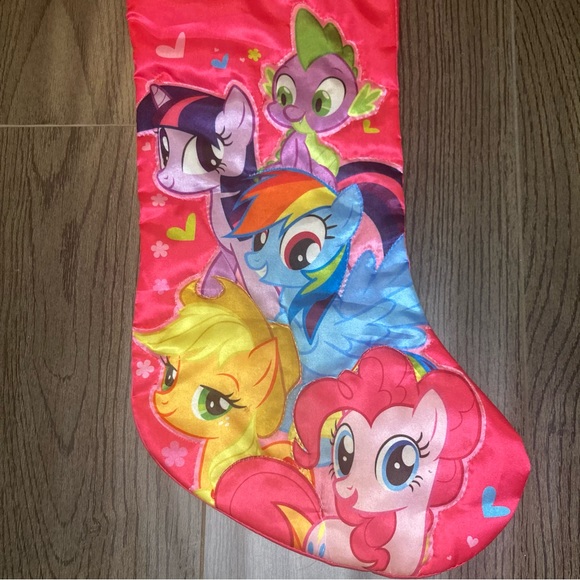 Kurt Adler MY LITTLE PONY Christmas Stocking RAINBOW DASH PINKIE PIE APPLE JACK - Picture 3 of 8